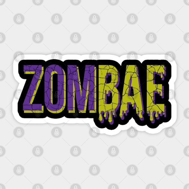 ZomBae (Infected) Sticker by HalloweenTown